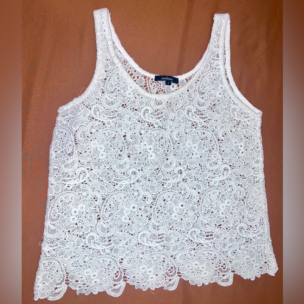 White tank top